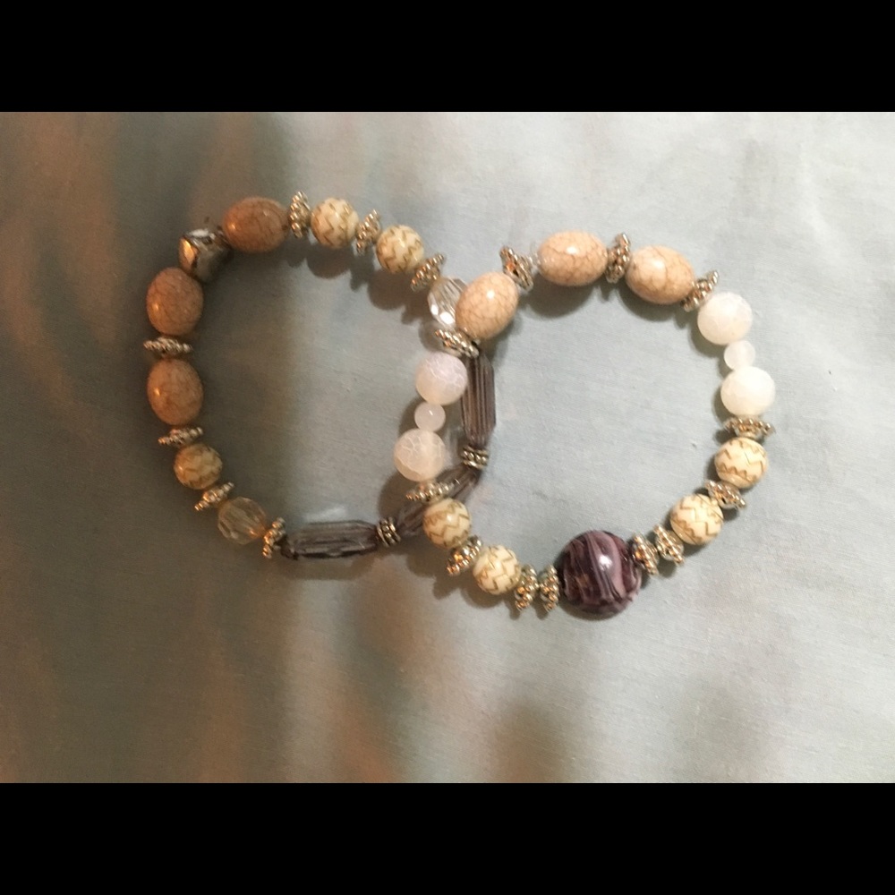 Matching stackable bracelets - Picture 2 of 2
